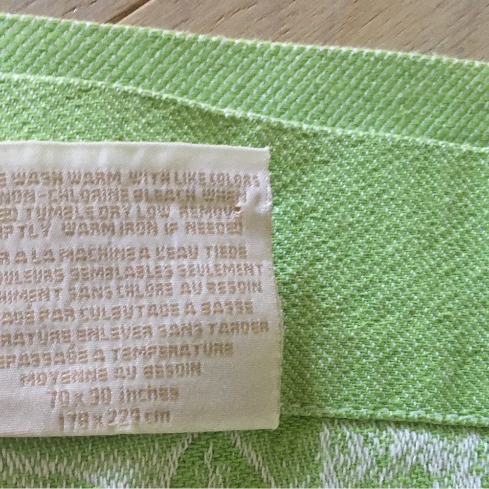 Williams Sonoma jacquard cotton Tablecloth - Picture 3 of 7